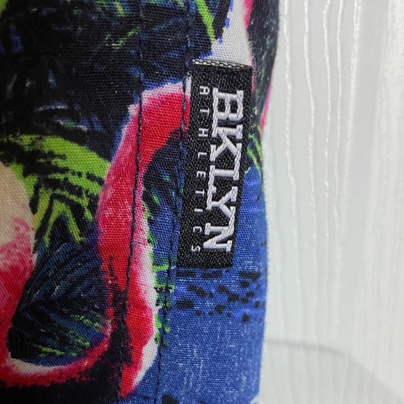 Tropical Flamingo Print Men's Casual Shirt - Picture 2 of 7